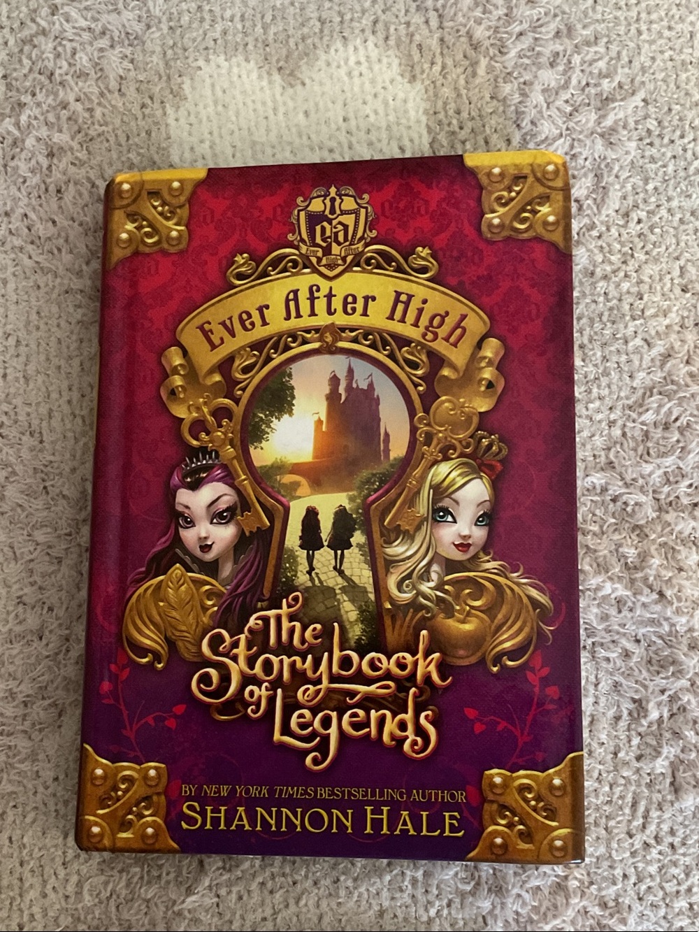 Ever After High: The Storybook of Legends Hardcover - Rich Red & Gold